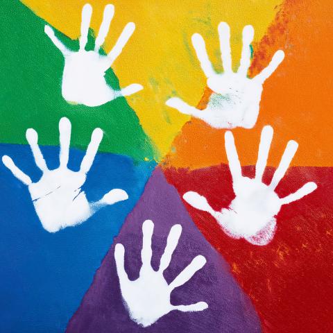 Kreativprojekt zum Thema Regenbogen