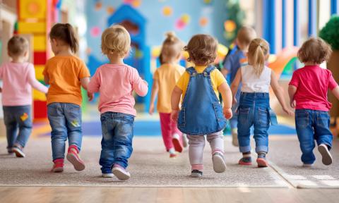 Kindergartenkinder in der Kita 