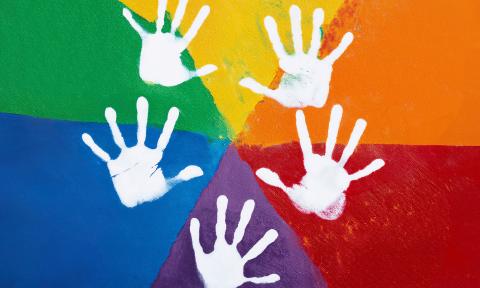 Kreativprojekt zum Thema Regenbogen